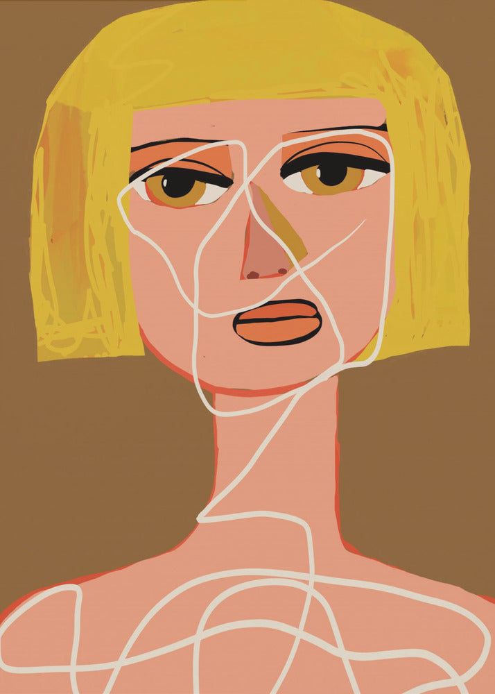 Tied up woman Tangled | Poster