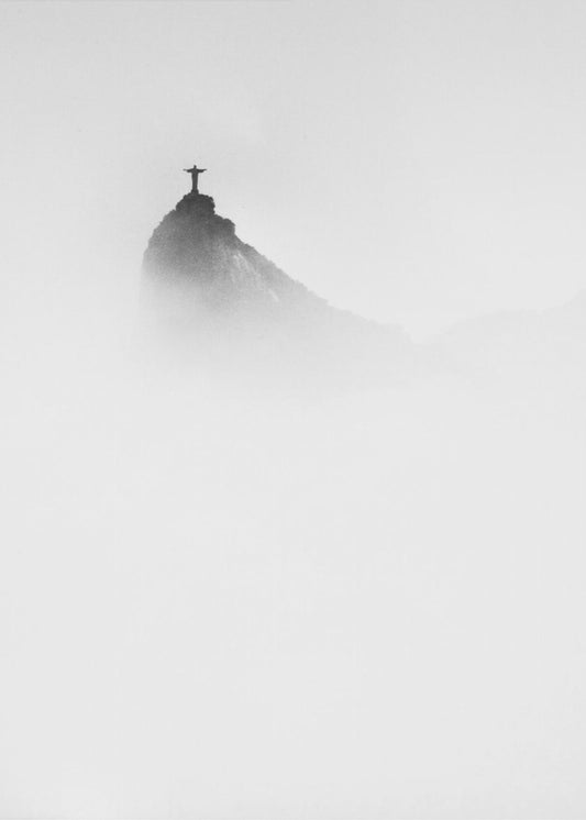 Christus im Nebel | Poster