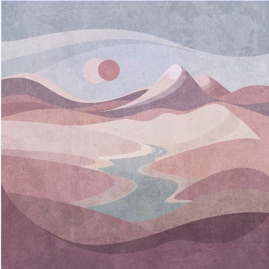 Blush Horizon Vista | Poster