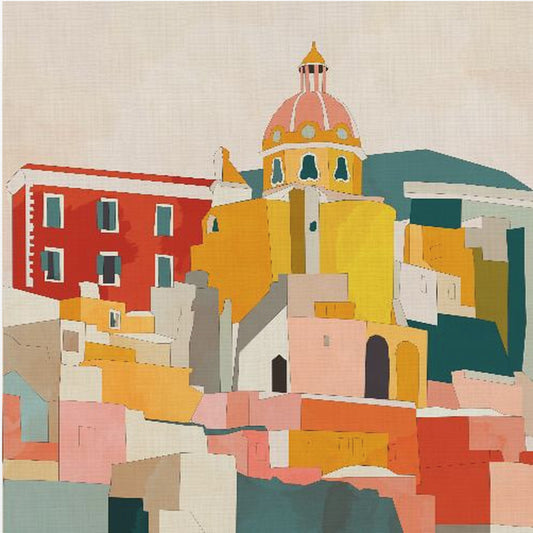 Procida Italien Kopie | Leinwand