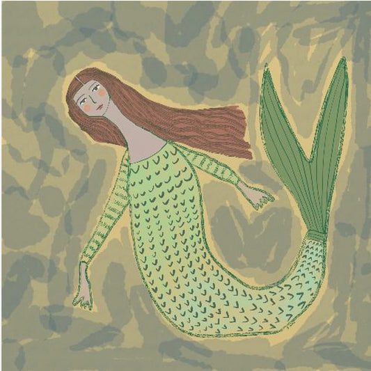 Mermaid green | Canvas