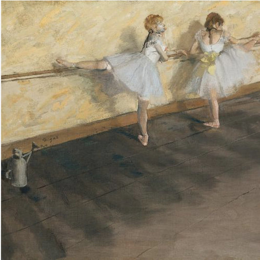 Dancers Practicing At the Barre | Poster