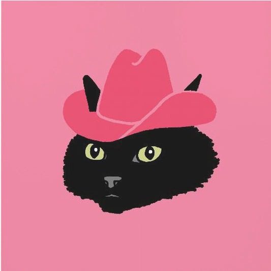 Marcy The Cute Cowgirl Cat | Poster