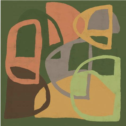 Abstract patterns in earth colours | Poster