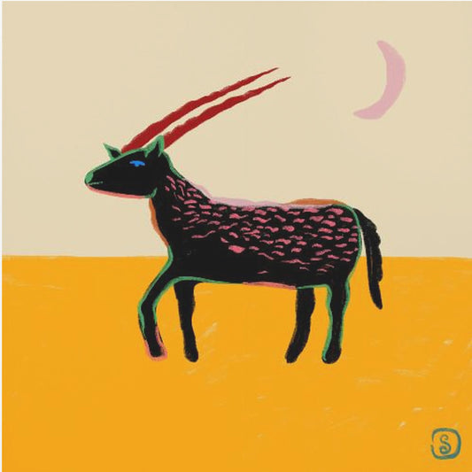 Stylized Animal With Vibrant Colors | Canvas