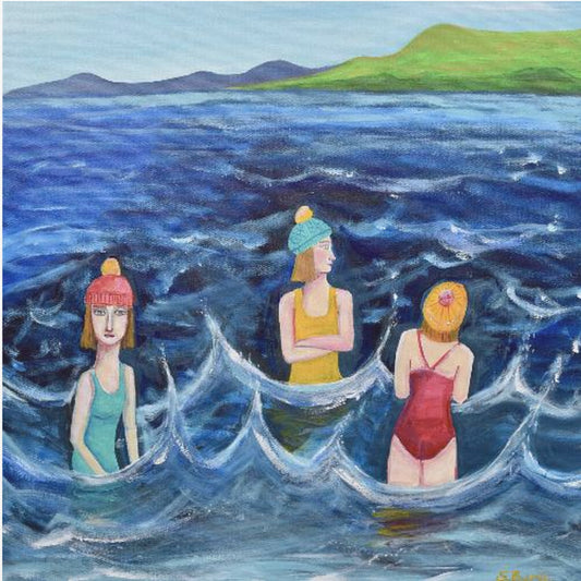 Die Winterschwimmer | Leinwand