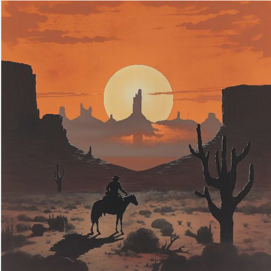 Sunset Cowboy | Poster