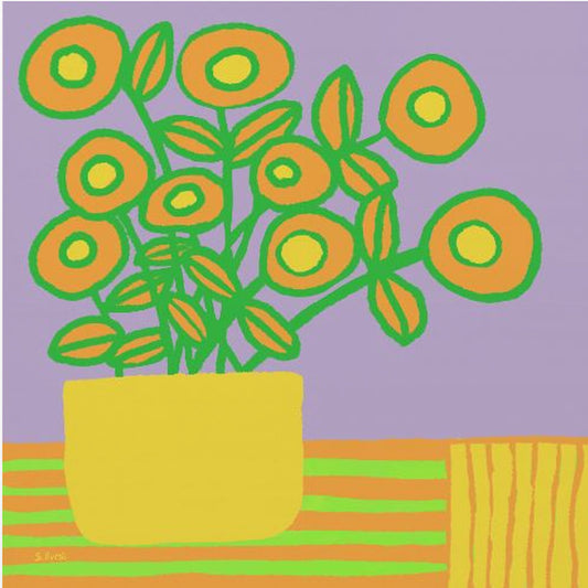 Flowers on table | Poster