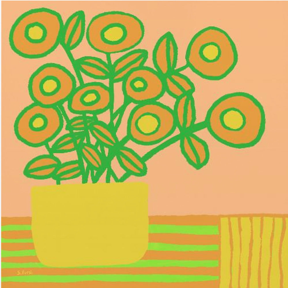 Blumen auf dem Tisch | Leinwand