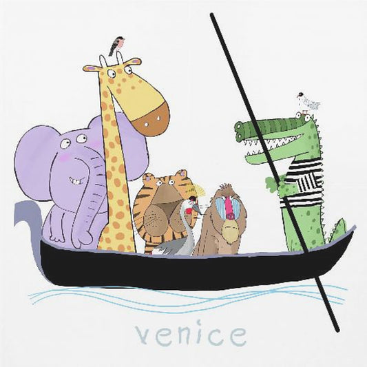 Venezianische Safarifahrt | Leinwand